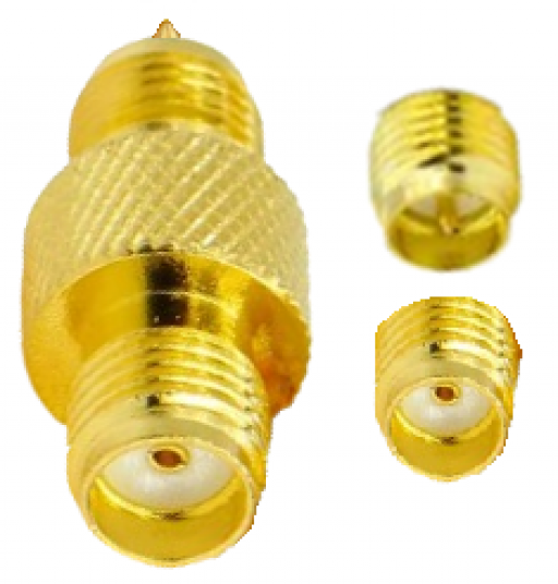 Adaptador Coaxial RF SMA F x RP SMA F